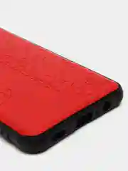 Алый чехол Samsung Galaxy A02, Самсунг Галакси А02 из эко кожи Baseus