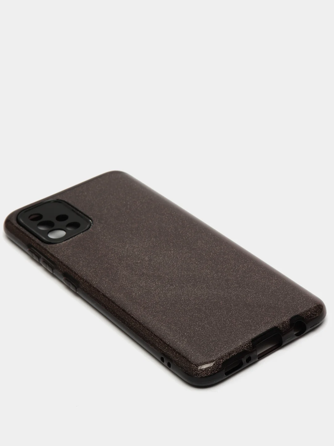 Угольный чехол Samsung Galaxy A51, Самсунг Галакси А51 с защитой камеры, блестящий
