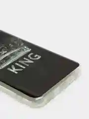 Серый металлик чехол для Samsung Galaxy A03 Core (Самсунг Галакси А03 Кор), силиконовый, с рисунком