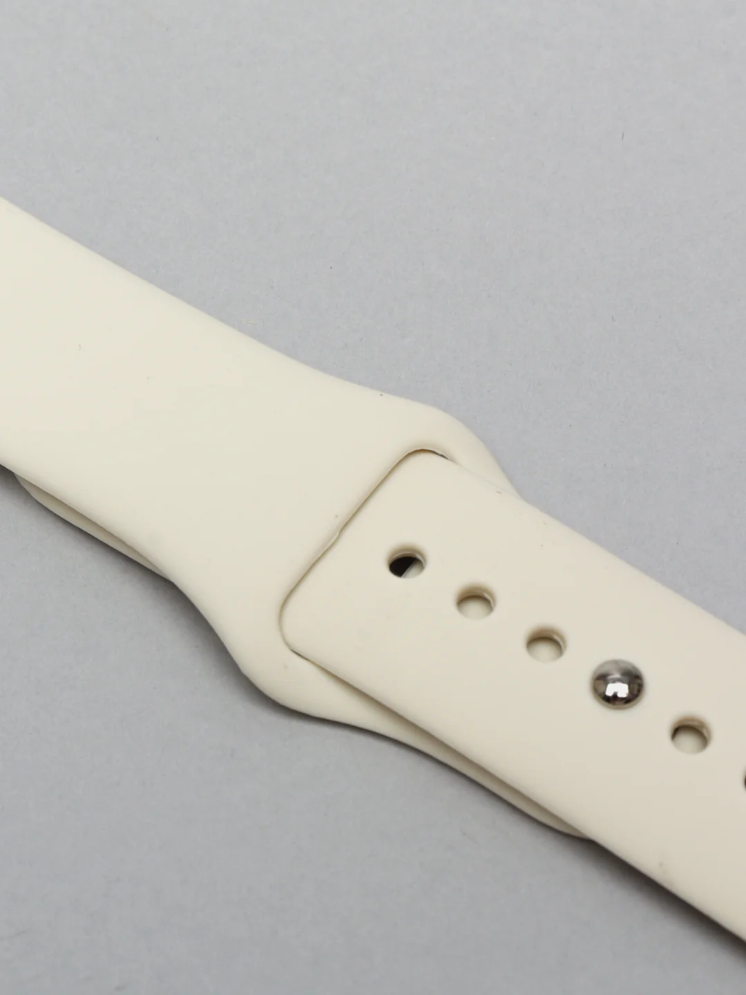 Кремовый ремешок, силиконовый, цветной, для Apple Watch, 38, 40, 42, 44, 45, 49 мм