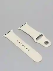 Кремовый ремешок, силиконовый, цветной, для Apple Watch, 38, 40, 42, 44, 45, 49 мм