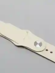 Кремовый ремешок, силиконовый, цветной, для Apple Watch, 38, 40, 42, 44, 45, 49 мм