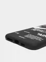 Черный чехол для айфон iPhone 14, силиконовый чехол с принтом Nike