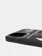 Черный чехол для айфон iPhone 14, силиконовый чехол с принтом Nike