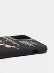 Черный чехол для айфон iPhone 14, силиконовый чехол с принтом Nike