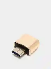 Золотой переходник с USB 3.1 на Type-C 3.1