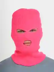 Вишнёвый балаклава вязанная, унисекс, 20 цветов