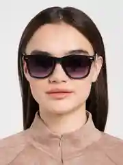 Белый очки солнцезащитные с чехлом и салфеткой, унисекс