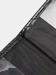 Черный обложка для паспорта