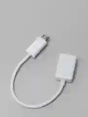 Белый otg переходник micro USB-USB, отг, адаптер, юсб для телефона и планшета