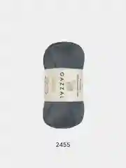 Тёмно-серый пряжа Gazzal Giza 100% Мерсеризованный хлопок 50г 125м