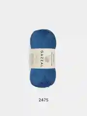 Лазурный пряжа Gazzal Giza 100% Мерсеризованный хлопок 50г 125м