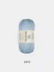Небесно-голубой пряжа Gazzal Giza 100% Мерсеризованный хлопок 50г 125м