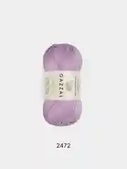 Лавандовый пряжа Gazzal Giza 100% Мерсеризованный хлопок 50г 125м
