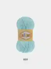Бирюзовый пряжа плюшевая Alize Softy 100% Микрополиэстер 50г 115м (Ализе софти велюровая)