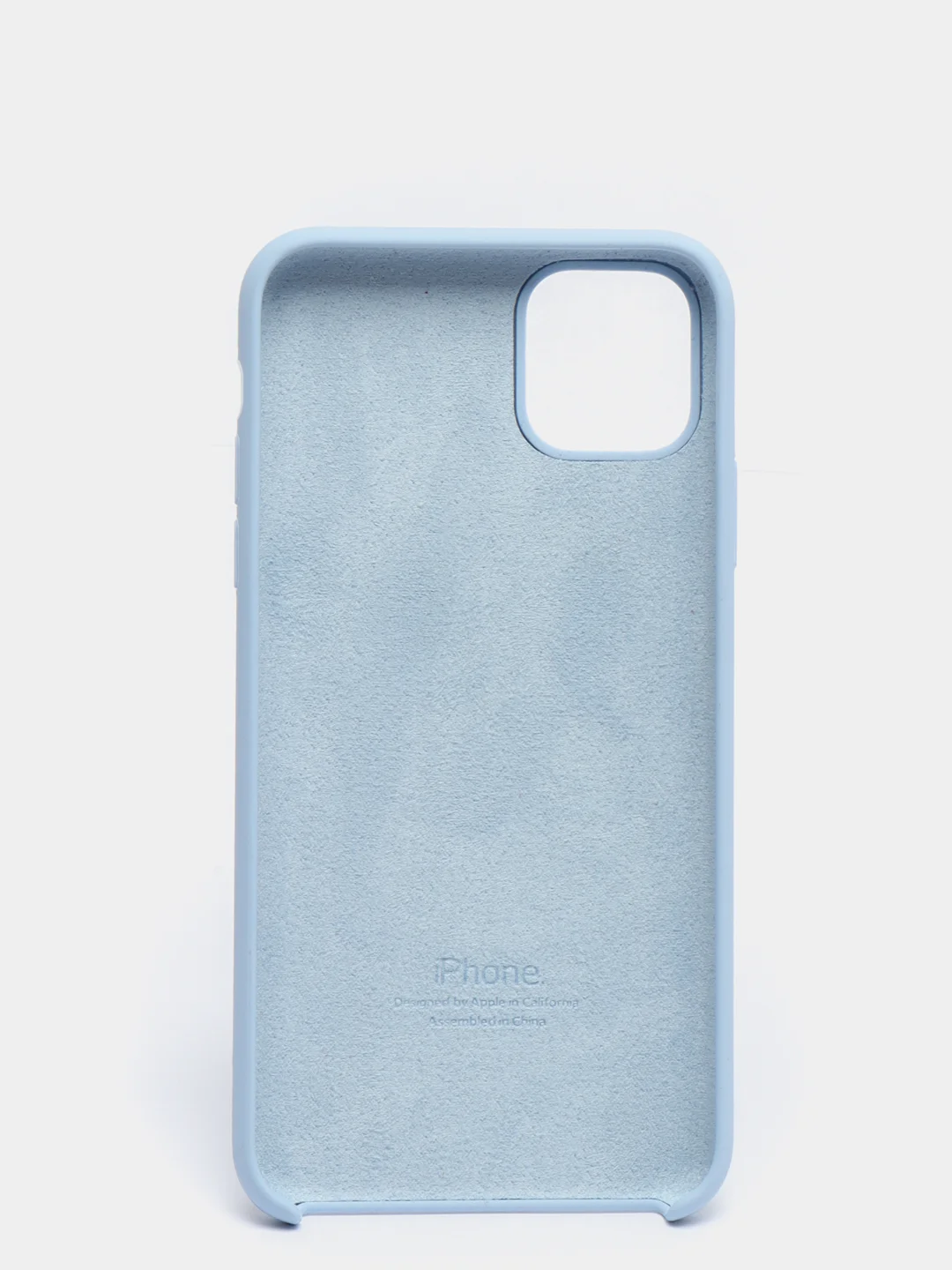 Небесно-голубой чехол для iPhone 11 Pro Max, силиконовый