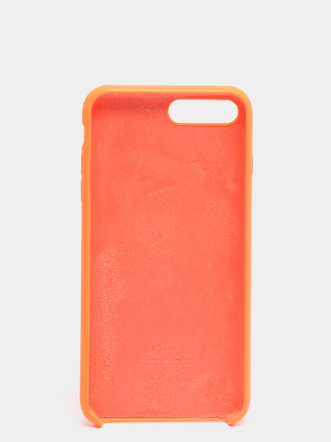 Оранжевый силиконовый чехол для iPhone 7/8 Plus