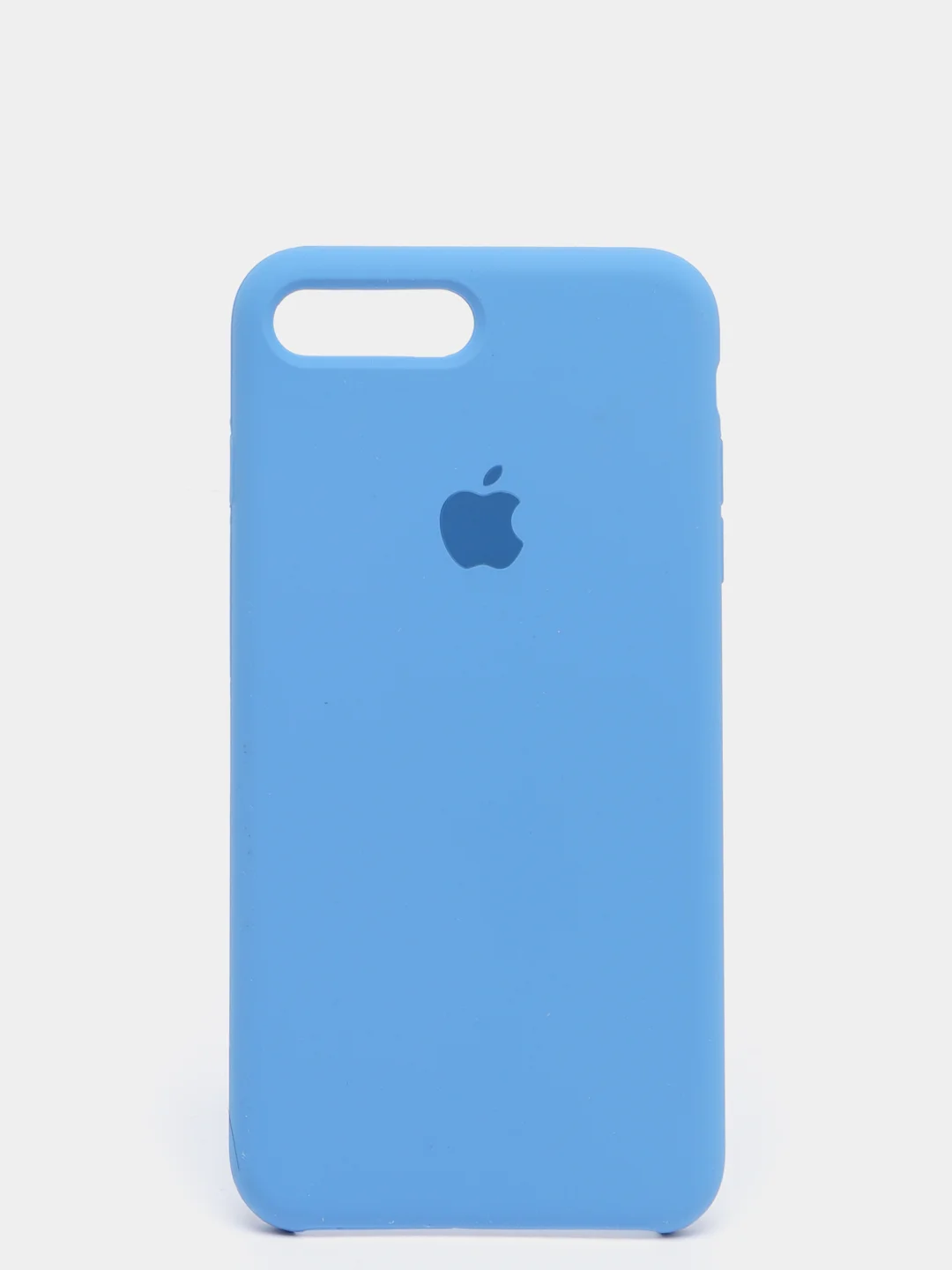 Голубой силиконовый чехол для iPhone 7/8 Plus