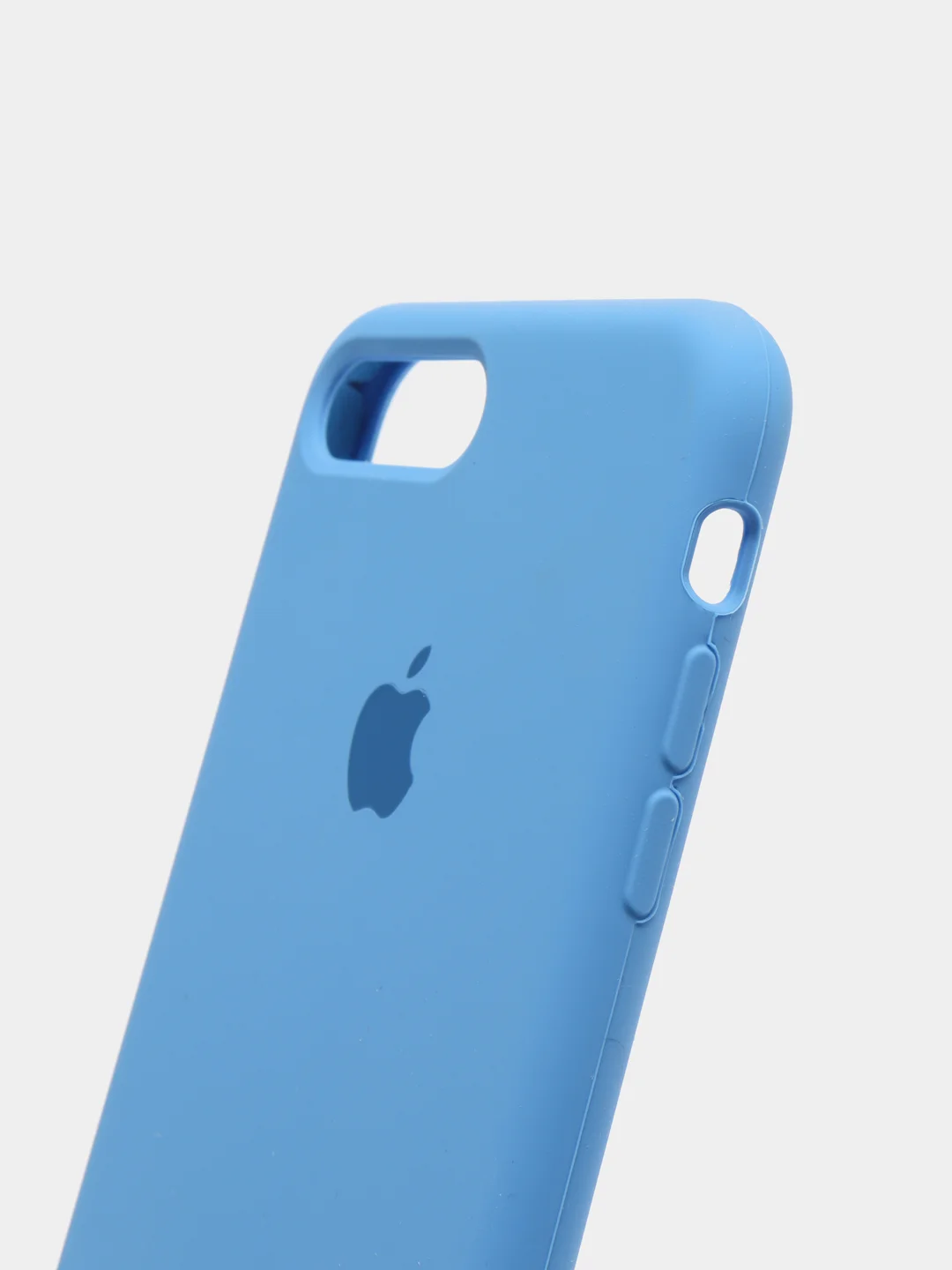 Голубой силиконовый чехол для iPhone 7/8 Plus