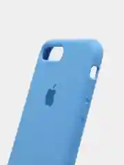Голубой силиконовый чехол для iPhone 7/8 Plus