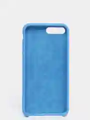 Голубой силиконовый чехол для iPhone 7/8 Plus