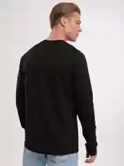 Черный лонгслив мужской, базовый BEJAMPER