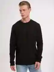 Шоколадный лонгслив мужской, базовый BEJAMPER