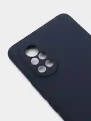 Темно-синий чехол Huawei Nova 8, Хуавей Нова 8 силиконовый, матовый