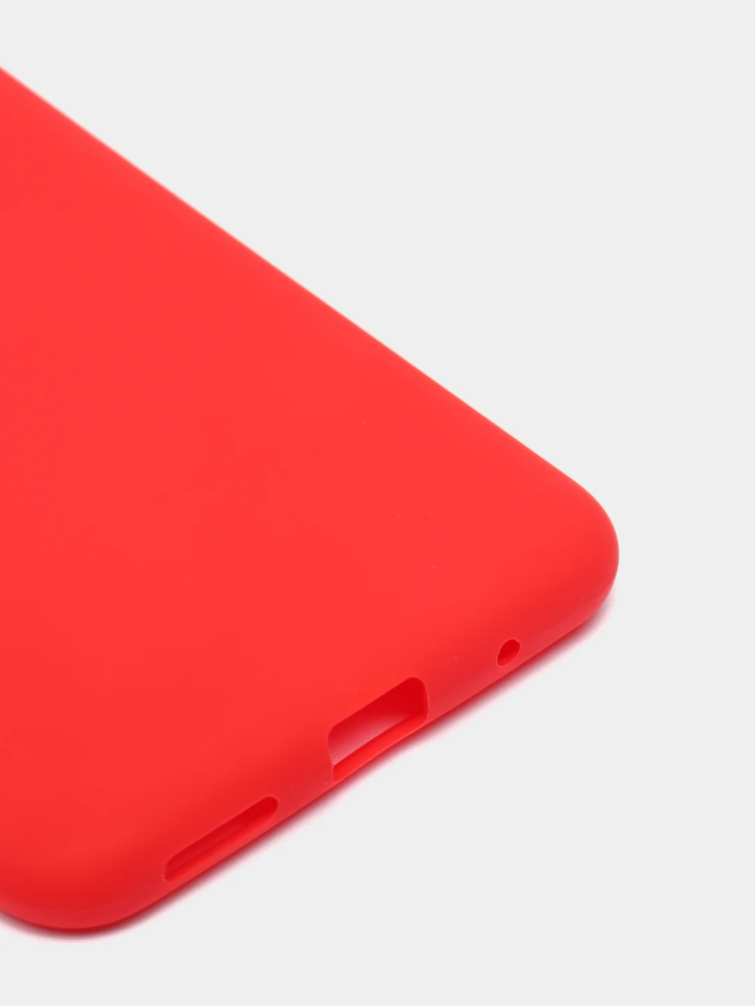 Красный чехол Xiaomi Redmi Note 10 5G, Сяоми Редми Нот 10 5G силиконовый цветной матовый