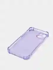 Лавандовый чехол противоударный на iPhone 7, 8, 11, 12, 13, Pro, mini, Max, Plus, прозрачный