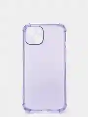 Лавандовый чехол противоударный на iPhone 7, 8, 11, 12, 13, Pro, mini, Max, Plus, прозрачный