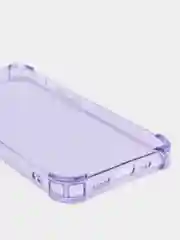 Лавандовый чехол противоударный на iPhone 7, 8, 11, 12, 13, Pro, mini, Max, Plus, прозрачный
