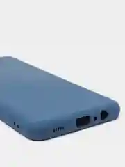 Индиго чехол Samsung Galaxy A12 / M12, Галакси А12, силиконовый Silicone Cover с закрытым низом