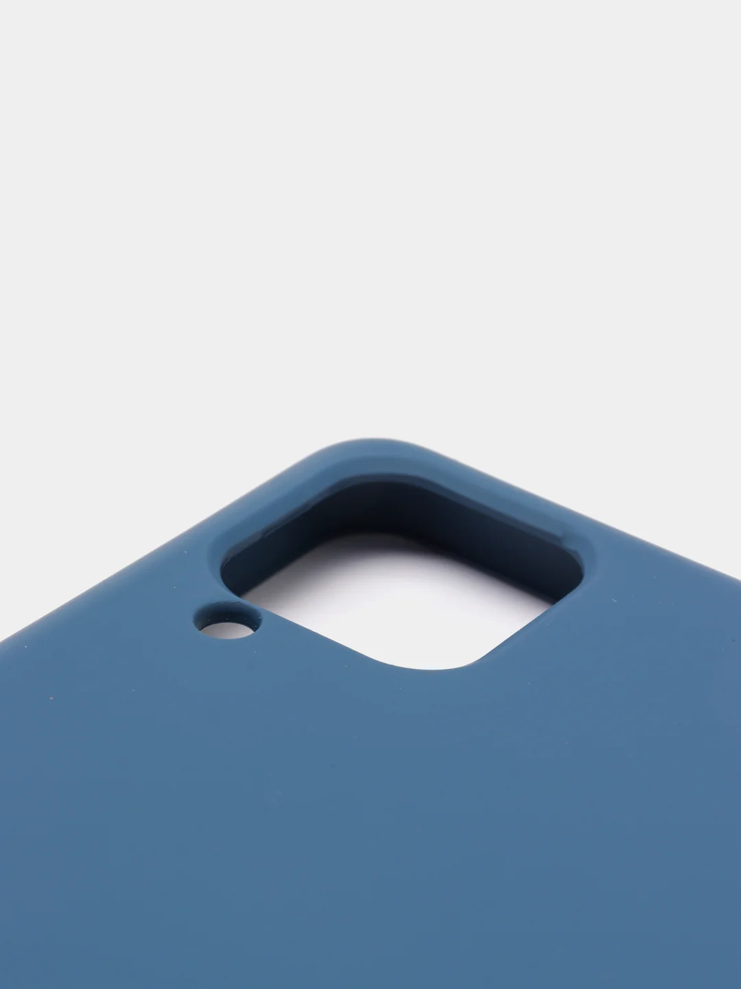Индиго чехол Samsung Galaxy A12 / M12, Галакси А12, силиконовый Silicone Cover с закрытым низом