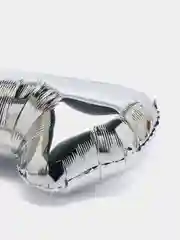 Воздушный шар "Цифра", серебристый хром, 100 см