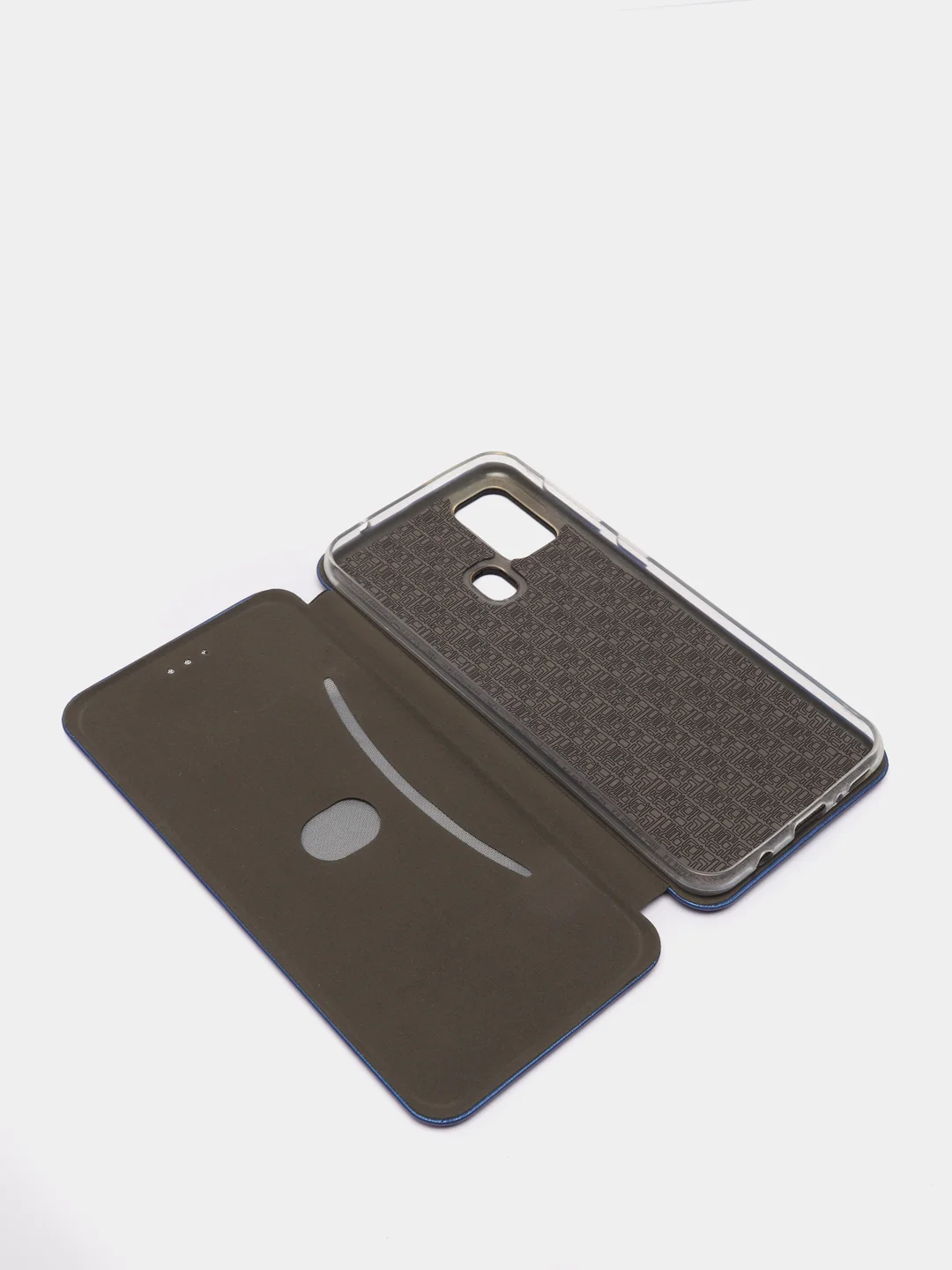 Синий чехол книжка Samsung M31 / Samsung M21