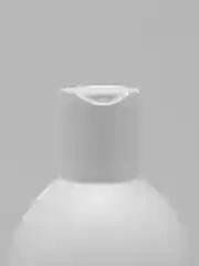 Флакон ПЭТ белого цвета с распылителем и крышкой