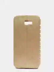 Золотой чехол-книжка  Samsung J5 prime