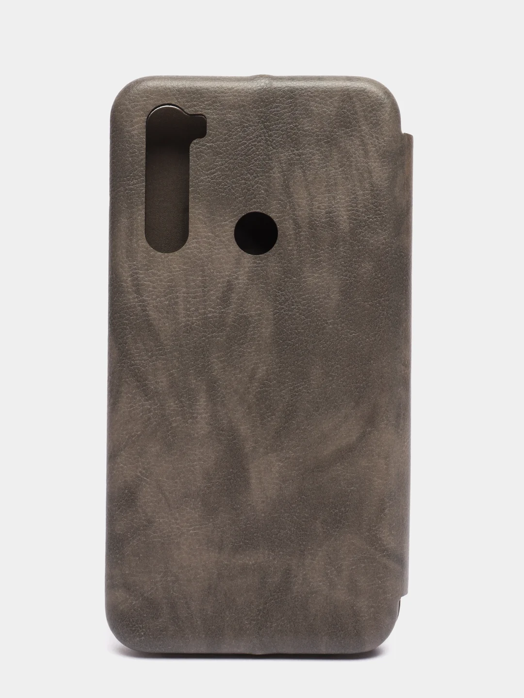 Серый чехол-книжка Redmi Note 8