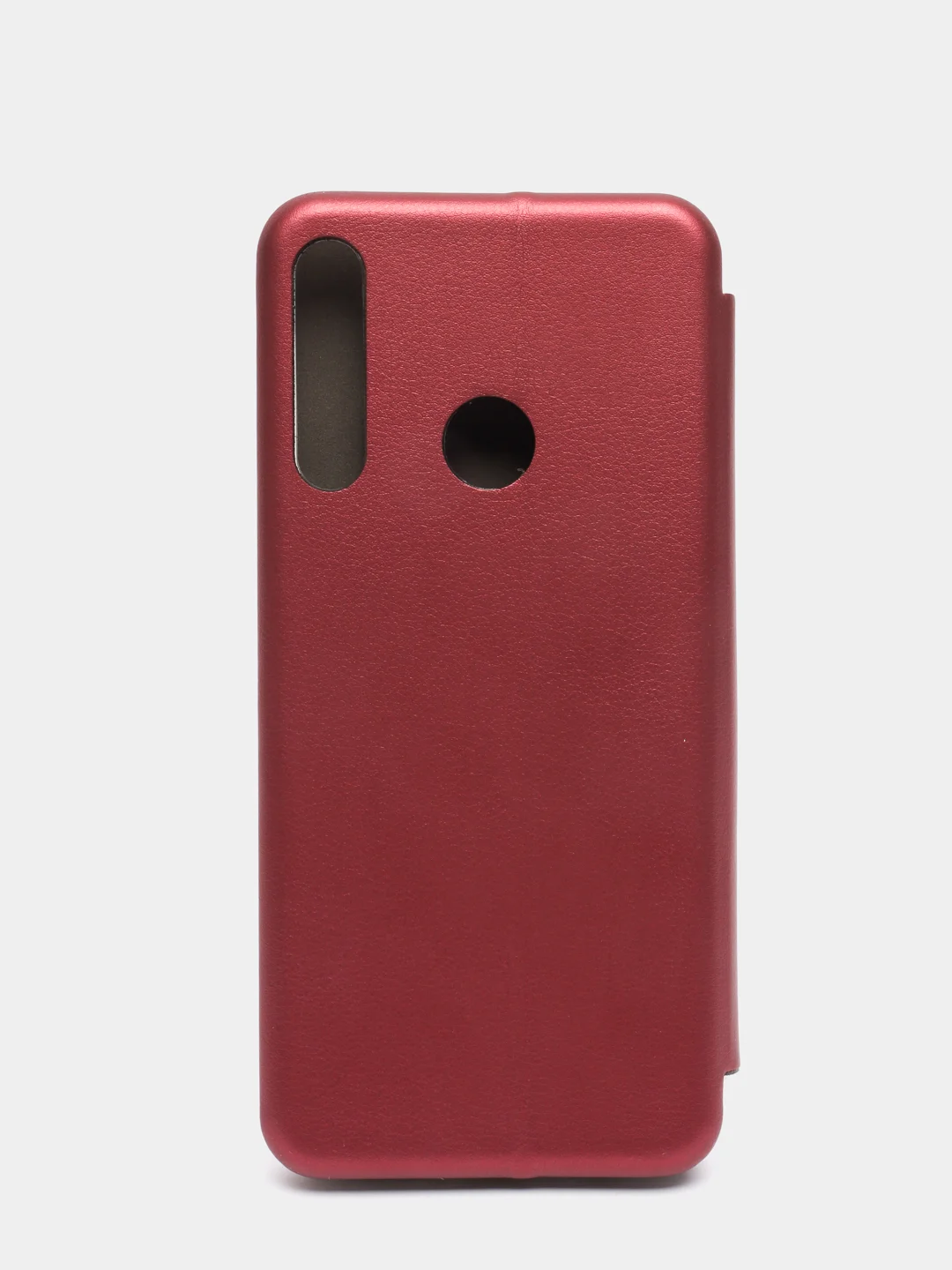Бордовый чехол книжка Huawei Honor Y6P