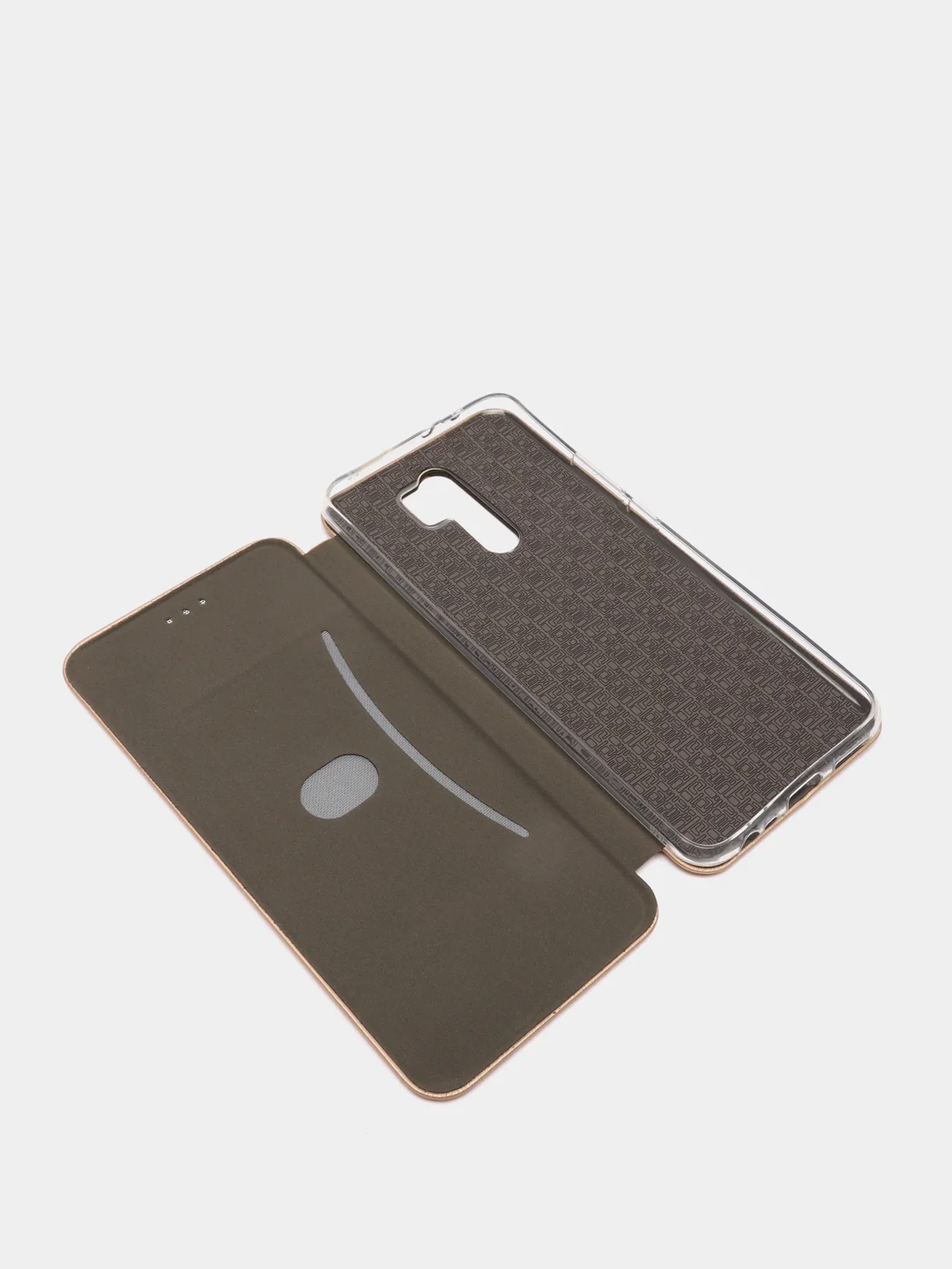 Золотой чехол книжка Xiaomi Redmi 9