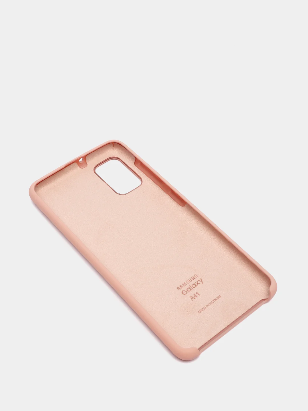 Желтый чехол с бархатом внутри для SAMSUNG A41