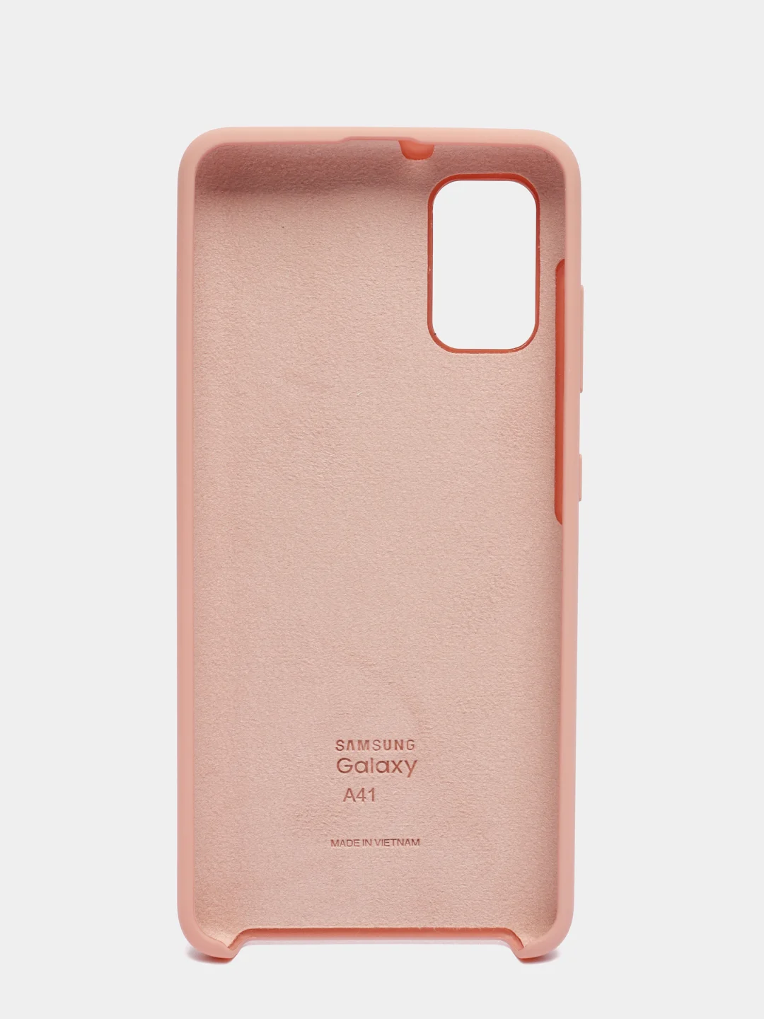 Желтый чехол с бархатом внутри для SAMSUNG A41