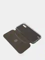 Зеленый чехол книжка Samsung A01