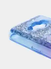 Сиреневый чехол XIAOMI POCO X5 PRO защитой камеры и карманом для пластиковой карты