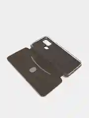 Золотой чехол книжка Samsung M31 / Samsung M21