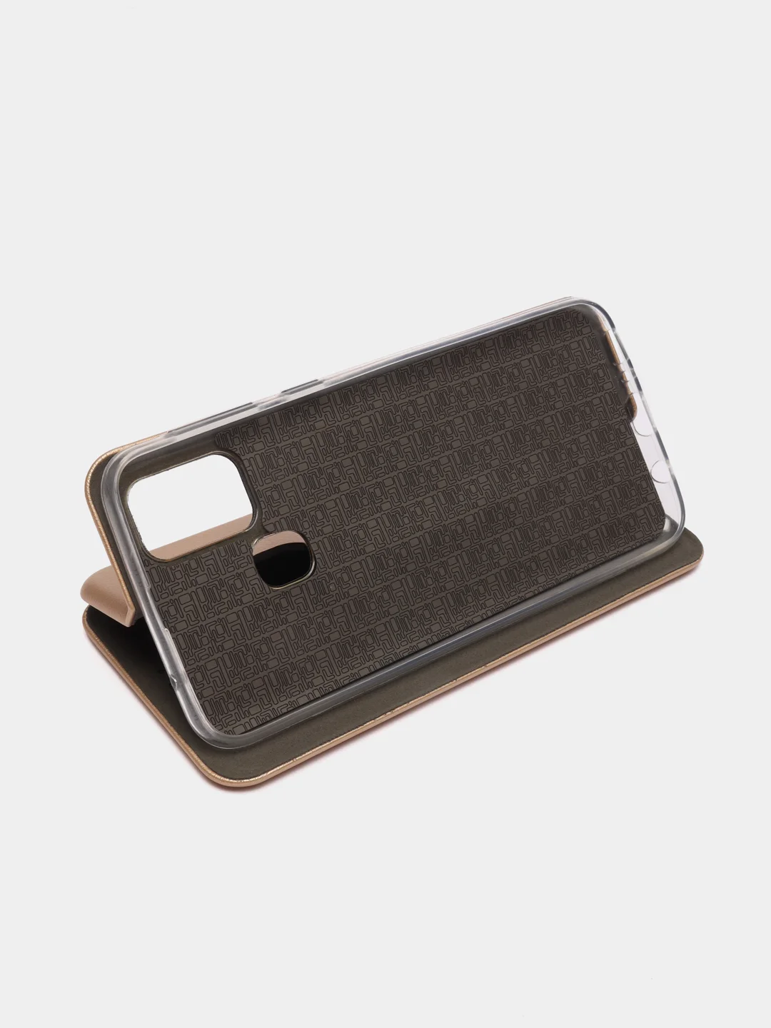 Золотой чехол книжка Samsung M31 / Samsung M21