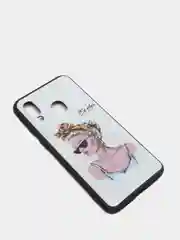 Серый меланж чехол  SAMSUNG A40