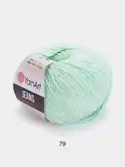 Зеленый пряжа YarnArt Jeans, 55% Хлопок, 45% Акрил, 50 г, 160 м  (часть1) Ярн Арт Джинс