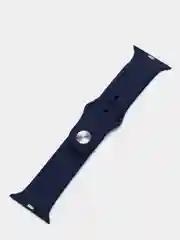 Темно-синий силиконовый ремешок для Apple Watch 4, 5, 6, 7, 8, SE на 38/42/40/44/41/45